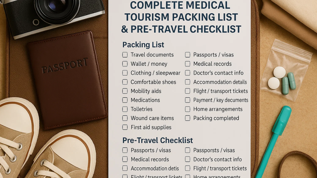 Complete Medical Tourism Packing List & Pre-Travel Checklist